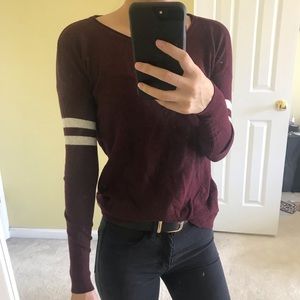 American Eagle Soft and Sexy Maroon Shirt